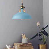 ieftine Lumini insulare-led pandantiv candelabru industrial de culoare macaron candelabru creativ modern reglabil din metal e27 este aplicabil pentru camera de zi, insulă de bucătărie și hotel
