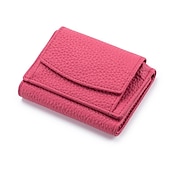 preiswerte Kartenhalter und Etuis-Echte Leder Damen Geldbörsen und Taschen Mode kleine Brieftasche mit mini Münzfach RFID-blockierende Geldbörse