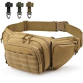 cheap Bookbags-Men Waist Pack Nylon Hiking Phone Pouch Outdoor Sports Climbing Camping Belt Bag, Back to School Gift