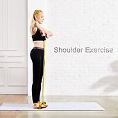 cheap Yoga Gear-Pedal Resistance Band Sit-up Pull Rope Natural Latex Bodybuilding Expander 27.0*15.0*9.0 cm Sports Latex Home Workout Gym Pilates Strength Training Muscular Bodyweight Training Physical Therapy