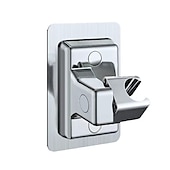 preiswerte Badezimmer-Organizer-Duschkopfhalter Wandhalterung selbstklebend verstellbarer Handbrausehalter ohne Bohren Wandhalterung
