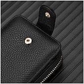 economico Portacartone RFID-Portafoglio con portacarte RFID in vera pelle con 16 scomparti per carte portadocumenti per patente di guida e portacarte di credito con chiusura magnetica scomparto singolo per donne e uomini