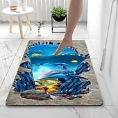 ieftine Covoare de Baie Absorbante-covor de baie din pământ de diatomee 3d seaworld covor de baie super absorbant covor de ușă design nou