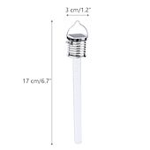abordables Luces de paisaje-Luz colgante solar al aire libre linterna led para patio jardín colorido al aire libre palo acrílico lámpara solar para patio jardín árbol decoración iluminación 1x 2x