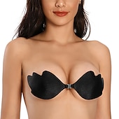 preiswerte BHs-Damen Push-Up trägerloser selbstklebender Hochzeits-BH Luftlöcher rückenfreier Klebe-BH Kleid zum Beeindrucken 2025