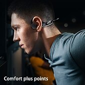 זול אוזניות ספורט-אוזניות הולכת עצם Bluetooth 5.3 אוזניות וו אוזניים אלחוטיות ipx5 אוזניות ספורט עמידות למים אוזניות קלות משקל עם מיקרופון