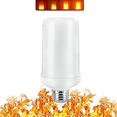 お買い得  LEDコーンライト-led 炎電球 e27 ダイナミック炎効果 火 e14 ライト 点滅 led ライト 3/5/7/9w 110v-220v ホーム照明シミュレーション 炎ライト 重力誘導炎効果 装飾ムードライト