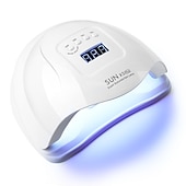 abordables Protections personnelles-led lampe pour ongles uv nail séchage lumière pour gel nail manicure polish cabine lampes sèche-linge ongles équipement professionnel