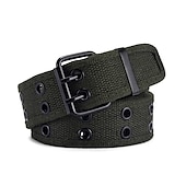 お買い得  メンズのベルト-男性用 ベルト タクティカルベルト ナイロンウェブワークベルト ブラック ブルー キャンバス 合金 現代コンテンポラリー 軍隊 軍 平織り デイリーウェア バケーション お出かけ