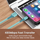 economico Cavetti per cellulari-Cavo di ricarica rapida in silicone liquido a 3 colori per iPhone 13 mini 12 pro max x xr 11 xs 8 7 6s 5 se cavi di ricarica per cavo dati USB