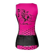economico Maglie da donna-Per donna Gilet da ciclismo Maglia da ciclismo Senza maniche Bicicletta Gilet / Gilet Maglietta / Maglia Superiore con 3 tasche posteriori Ciclismo da montagna Cicismo su strada Traspirante