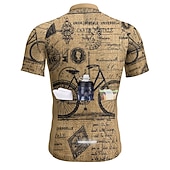 voordelige Heren shirts-Voor heren Wielrenshirt Grafisch Grappig Korte mouw Fietsen Shirt Kleding Bovenlichaam met 3 achterzakken Bergracen Wegwielrennen Sneldrogend Reflecterende strips Achterzak Vochtregelerend Sport Rood