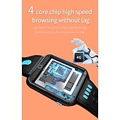 cheap Smartwatch-H1 Smart Watch 1.54 inch Smartwatch Fitness Running Watch Bluetooth 4G Pedometer Alarm Clock Calendar Compatible with Android iOS Kid&#039;s Women GPS with Camera IP 67 31mm Watch Case