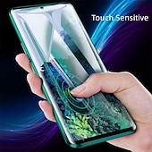 economico Cover Samsung-telefono Custodia Per Samsung Galaxy A34 A54 A73 A53 A33 A72 A52 A42 A71 A51 A31 A21s A12 A32 A13 Custodia ad adsorbimento magnetico con Proteggi Schermo Magnetico Protezione Completa Trasparente