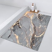 voordelige Absorberend vloerkleed-diatomeeënaarde badmat antislip marmerpatroon superabsorberende toiletdeur sneldrogende voetmat toegangsdeurmat antislipmat