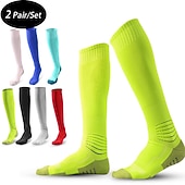 Χαμηλού Κόστους ανδρικές κάλτσες-2 ζευγάρια ανδρικές κάλτσες συμπίεσης απλές κάλτσες ψηλές στο γόνατο μαύρες άσπρες κάλτσες πεζοπορίας αθλητικές πεζοπορία σε υπαίθριο σκι καθημερινά τεσσάρων σεζόν κομψό κλασικό