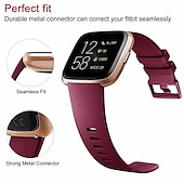economico Cinturini per orologi Fitbit-3 pezzi Cinturino per orologio  per Fitbit Versa 2 / Versa Lite / Versa SE / Versa Silicone Sostituzione Cinghia Soffice Traspirante Cinturino sportivo Polsino