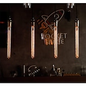 Недорогие Лампы накаливания-6шт 4шт регулируемая винтажная лампа Эдисона лампа накаливания e27 t300 40 Вт люстра подвесной светильник 220-240 В