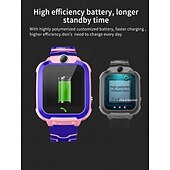 お買い得  スマートウォッチ-スマートウォッチ 1.44 インチ キッズスマートウォッチフォン 2G 睡眠サイクル計測器 目覚まし時計 カメラ と互換性があります スマートフォン キッズ ハンドフリーコール カメラ カメラコントロール IP 67 33mmウォッチケース / 200〜250