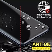 preiswerte Bildschirmschutzfolien für Samsung-3 Stücke Schutzfolie Für Samsung Galaxy S24 Ultra Plus S23 S22 S21 S20 Plus Ultra Note 20 Ultra 10 Plus S25 Ultra TPU-Hydrogel Matt Anti-Blasen Anti-Fingerprint Ultra dünn Kratzfest