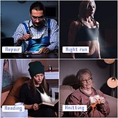voordelige Leeslampjes-led-halsleeslampjes nieuwigheid flexibele nekverlichting handsfree boeklicht hanling leeslamp draagbare usb oplaadbare boekverlichting