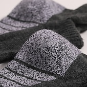 economico calzini da uomo-Per uomo 2 coppie Calzini Sopra la caviglia Sportivi Sotto la caviglia Nero Bianco Colore Color Block Esterno Da tutti i giorni Da mare Medio spessore Primavera estate Di tendenza Sport