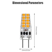 baratos Luzes LED de Dois Pinos-6pcs gy6.35 lâmpadas led regulável ac/dc 12-24v smd2835 20led lâmpada de substituição incandescente de halogênio lâmpada led bombillas