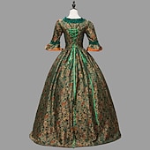 cheap Dresses-Rococo Victorian Vintage Dress Ball Gown Prom Dress Maria Antonietta Fancy Dress Women's Royal Masquerade Carnival Party Halloween Adults' Dress
