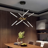 abordables Diseño cluster-luz colgante led 80cm 8/12-cabeza regulable metal acrílico sputnik diseño para comedor dormitorio lámparas colgantes 110-240v solo regulable con control remoto
