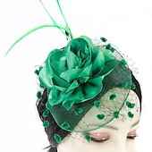 economico Fascinator-Fascinatori  Cappelli  Copricapi con floreale 1PC Occasione speciale  Ladies Day  Copricapo Melbourne Cup per un&#039;ottima impressione Fascinatori del Derby Giornata di corsa Vestito 2025