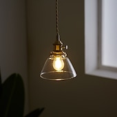 economico Luci a sospensione-lampada a sospensione a led isola luce 1-luce 15 cm lampada a sospensione in vetro rame led elegante design singolo isola luci ristorante in stile moderno negozi / caffè luci soggiorno