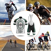 preiswerte Herrenbekleidungs-Sets-21Grams Herren Radtrikot mit Radhose kurz Trägern fahrradbekleidung set Radtrikot-Set Kurzarm MTB Mountain Rennrad Schwarz Grün Königsblau Oktoberfest-Bier Fahhrad 3D-Pad Atmungsaktiv Rasche