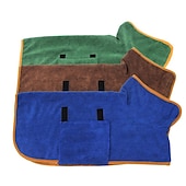 ieftine halat de baie purtabil-prosop pentru animale de companie absorbant cu uscare rapidă halat de baie pentru câini mare verde animal de companie it wrap talie halat de baie