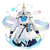 halpa Videopelin puku-Genshinin vaikutus Barbara Anime Cosplay-Asut Asut Cosplay-puvut Asu Käyttötarkoitus Naisten Aikuisten