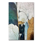abordables Peintures Abstraites-Mintura main guitare peintures à l&#039;huile sur toile mur art décoration moderne abstrait image pour la décoration intérieure roulé sans cadre non étiré peinture