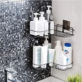 economico organizzatore del bagno-Mensola Per Doccia, Mensola Per Il Bagno, Cucina, Senza Punzonatura, Triangolo, Scaffale Per Il Bagno, Accessori Per Il Bagno