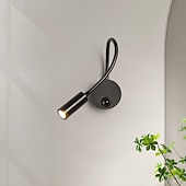 お買い得  LEDウォールライト-Lightinthebox LED ウォールランプ 7 ワットクリエイティブ回転調整可能な壁ライトリモートコントロール寝室のベッドサイド読書灯