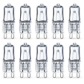 ieftine Lumini LED Bi-pin-bajcr lighting bec cu halogen g9 t4 40w jcd bi-pin (pachet 10) pentru candelabre, pandantive, lumini de cabinet, lumini de peisaj, lămpi de birou și de podea, aplice de perete, 230v reglabil, 2800k