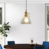 economico Luci a sospensione-lampada a sospensione a led isola luce 1-luce 15 cm lampada a sospensione in vetro rame led elegante design singolo isola luci ristorante in stile moderno negozi / caffè luci soggiorno