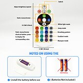 cheap Remote Control-USB 5M RGB LED Strip Light with 24 Keys Remote Control Back Light 5050 SMD RGBIC LED Strip Light for Bedroom Home TV Back Light DIY Decor