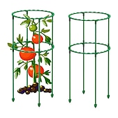 economico Giardinaggio-gabbie di pomodoro fai da te gabbie di supporto per piante traliccio da giardino regolabile multistrato assemblato per verdure frutta piante rampicanti vasi fiori viti