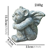 levne zahradní sochy a sochy-chrlič gothic decor socha, chrlič zahradní socha strážce, středověký chrlič krbová římsa kancelář ložnice zahradní dekorace