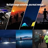 お買い得  ヘッドライト-ledヘッドランプ 充電式 インダクションセンサー 防水 ヘッドライト 懐中電灯 超軽量 ランプ本体 サイクリング キャンプなどに使用 shustar