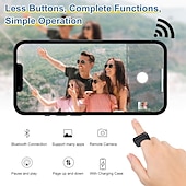 levne Univerzální příslušenství-bt bezdrátové dálkové ovládání pro mobilní telefony, ideální pro tiktok, fotografie&amp;amp; videa, ovládání líného ležení&amp;amp; více, soustružnický dálkový ovladač špičkou prstu