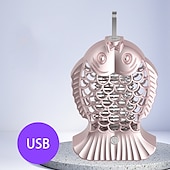 abordables Decoración y lámparas de noche-Lámpara uv recargable para matar insectos, lámpara eléctrica silenciosa para matar mosquitos, lámpara led usb portátil para matar insectos