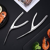 economico Utensili e gadget da cucina-Pinza pela gamberetti in acciaio inossidabile 304 dispositivo aperto per gamberetti pipi gamberetti gadget da cucina per la casa