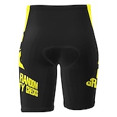 preiswerte Fahrradhosen Herren-Herren Radunterhose Radhose Fahhrad Gepolsterte Shorts / Gämse Unten MTB Mountain Rennrad Sport Graphic 3D-Pad Atmungsaktiv Schnelltrocknend Feuchtigkeitsableitung Gelb Rot Polyester Spandex