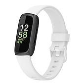 Χαμηλού Κόστους Ζώνες ρολογιών Fitbit-Smart Watch Band Συμβατό με Fitbit Inspire 3 σιλικόνη Εξυπνο ρολόι Λουρί Μεταλλικό κούμπωμα Αδιάβροχη Ρυθμιζόμενο Αθλητικό Μπρασελέ Αντικατάσταση Περικάρπιο