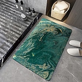 voordelige Absorberend vloerkleed-diatomeeënaarde badmat antislip marmerpatroon superabsorberende toiletdeur sneldrogende voetmat toegangsdeurmat antislipmat