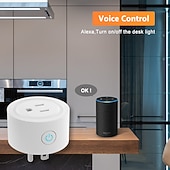 preiswerte Stromversorgung-tuya wifi smart plug funktioniert mit alexa google zur sprachsteuerung mini smart outlet plug mit timer-funktion kein hub erforderlich